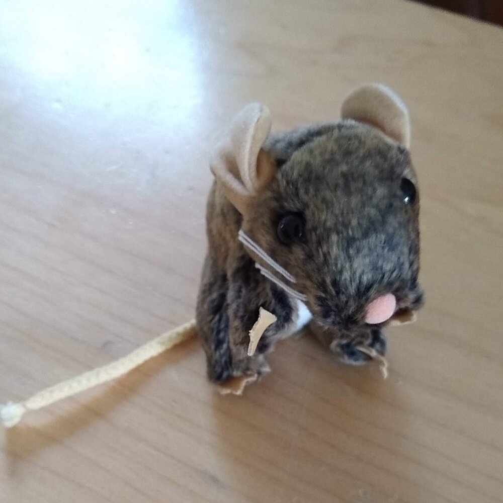 Folkmanis Mini Field Mouse Finger Puppet 4" New